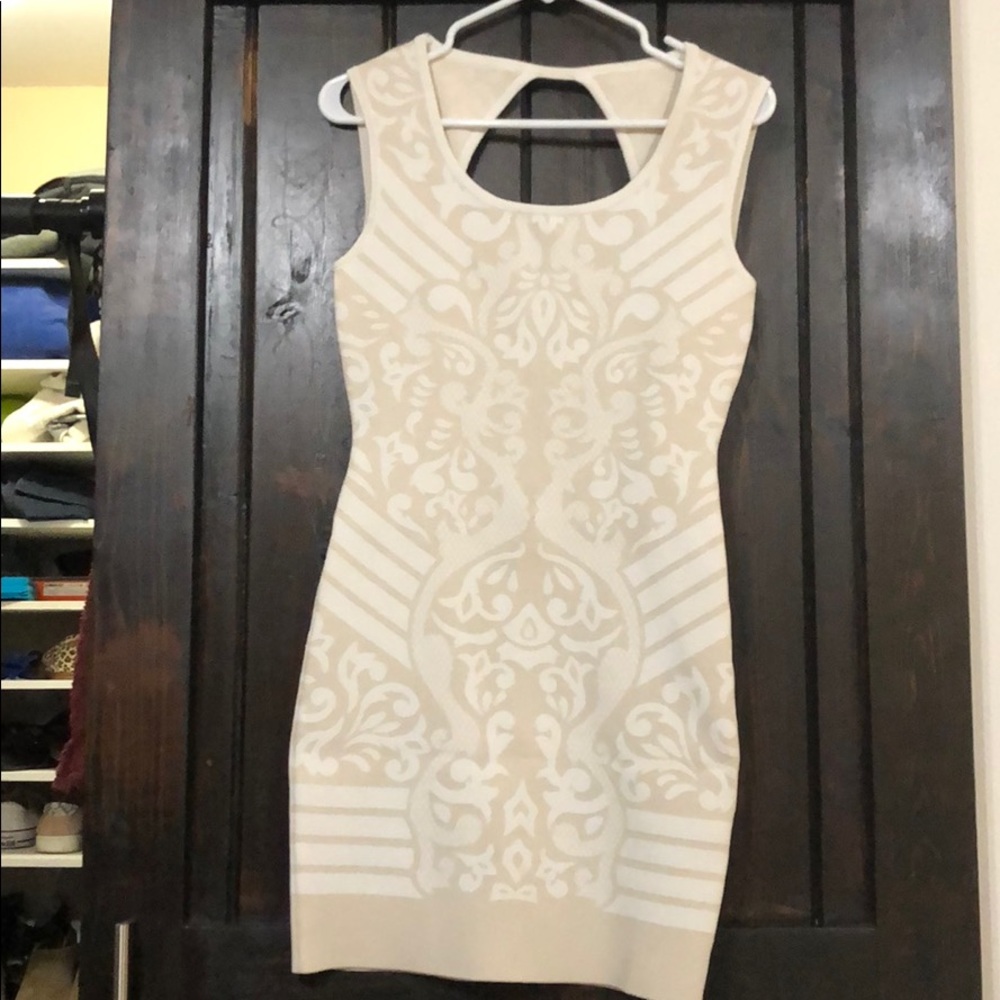 Guess white dress size medium.